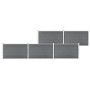 Valla de jardín de WPC gris 872x106 cm de , Paneles de vallas - Ref: Foro24-3053250, Precio: 990,45 €, Descuento: %