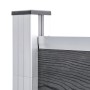 Valla de jardín de WPC gris 872x106 cm de , Paneles de vallas - Ref: Foro24-3053250, Precio: 990,45 €, Descuento: %