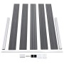 Valla de jardín de WPC gris 872x106 cm de , Paneles de vallas - Ref: Foro24-3053250, Precio: 990,45 €, Descuento: %