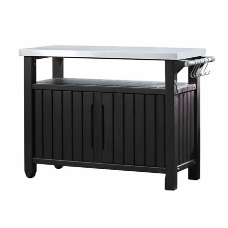 Keter Mesa de jardín multifuncional para barbacoa Unity XL look madera de , Mesas de jardín - Ref: Foro24-404249, Precio: 339...