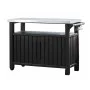 Keter Mesa de jardín multifuncional para barbacoa Unity XL look madera de , Mesas de jardín - Ref: Foro24-404249, Precio: 339...