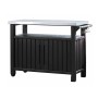 Keter Mesa de jardín multifuncional para barbacoa Unity XL look madera de , Mesas de jardín - Ref: Foro24-404249, Precio: 315...