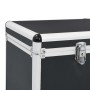 Cajas de almacenamiento 2 unidades aluminio negro de vidaXL, Cajas de herramientas - Ref: Foro24-91851, Precio: 106,00 €, Des...