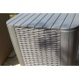 Keter Mesa auxiliar de jardín Luzon mimbre redondo color capuchino de , Mesas de jardín - Ref: Foro24-408950, Precio: 52,82 €...