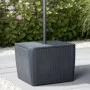 Keter Mesa auxiliar de jardín Luzon Plus con agujero sombrilla grafito de , Mesas de jardín - Ref: Foro24-428408, Precio: 90,...