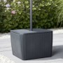 Keter Mesa auxiliar de jardín Luzon Plus con agujero sombrilla grafito de , Mesas de jardín - Ref: Foro24-428408, Precio: 90,...