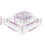 Jardinera de gaviones de acero 120x120x20 cm de , Paneles de vallas - Ref: Foro24-141625, Precio: 59,01 €, Descuento: %
