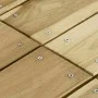 Mesa de jardín de madera de pino impregnada 110x74x75 cm de , Mesas de jardín - Ref: Foro24-318403, Precio: 137,42 €, Descuen...