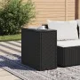 Mesa auxiliar jardín tapa vidrio ratán PE negro 58x27,5x55 cm de , Mesas de jardín - Ref: Foro24-365982, Precio: 56,92 €, Des...