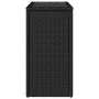 Mesa auxiliar jardín tapa vidrio ratán PE negro 58x27,5x55 cm de , Mesas de jardín - Ref: Foro24-365982, Precio: 56,92 €, Des...