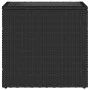 Mesa auxiliar jardín tapa vidrio ratán PE negro 58x27,5x55 cm de , Mesas de jardín - Ref: Foro24-365982, Precio: 56,92 €, Des...