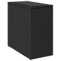 Mesa auxiliar jardín tapa vidrio ratán PE negro 58x27,5x55 cm de , Mesas de jardín - Ref: Foro24-365982, Precio: 56,92 €, Des...