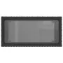 Mesa auxiliar jardín tapa vidrio ratán PE negro 58x27,5x55 cm de , Mesas de jardín - Ref: Foro24-365982, Precio: 56,92 €, Des...