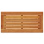 Mesa auxiliar jardín tapa madera ratán PE gris 58x27,5x55 cm de , Mesas de jardín - Ref: Foro24-366134, Precio: 49,39 €, Desc...
