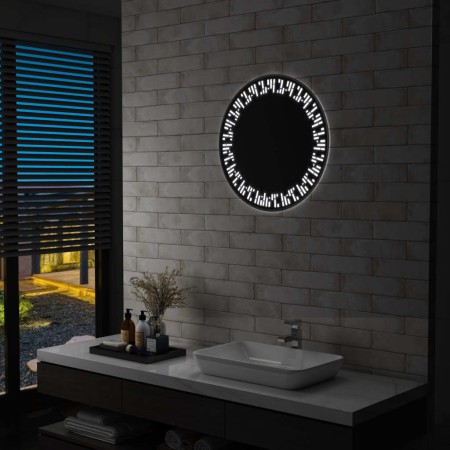 Espejo de baño con LED 60 cm de vidaXL, Espejos - Ref: Foro24-144720, Precio: 70,22 €, Descuento: %