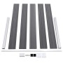 Valla de jardín de WPC gris 526x106 cm de , Paneles de vallas - Ref: Foro24-3053248, Precio: 628,86 €, Descuento: %
