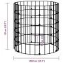 Poste circular de gaviones acero galvanizado Ø50x50 cm de , Paneles de vallas - Ref: Foro24-152015, Precio: 29,03 €, Descuent...