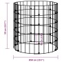 Poste circular de gaviones acero galvanizado Ø50x50 cm de , Paneles de vallas - Ref: Foro24-152015, Precio: 29,73 €, Descuent...