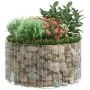 Circular galvanized steel gabion post Ø100x50 cm by , fence panels - Ref: Foro24-152017, Price: 47,58 €, Discount: %