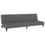 Zweiplätziges Schlafsofa aus dunkelgrauem Samtstoff von , Sofas - Ref: Foro24-375764, Preis: 244,30 €, Rabatt: %