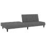 Zweiplätziges Schlafsofa aus dunkelgrauem Samtstoff von , Sofas - Ref: Foro24-375764, Preis: 244,30 €, Rabatt: %