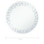 Espejo de baño con LED 60 cm de vidaXL, Espejos - Ref: Foro24-144720, Precio: 70,22 €, Descuento: %