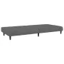 Zweiplätziges Schlafsofa aus dunkelgrauem Samtstoff von , Sofas - Ref: Foro24-375764, Preis: 244,30 €, Rabatt: %