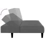Zweiplätziges Schlafsofa aus dunkelgrauem Samtstoff von , Sofas - Ref: Foro24-375764, Preis: 244,30 €, Rabatt: %