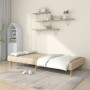 Sofá cama de 2 plazas tela color crema de , Sofás - Ref: Foro24-375829, Precio: 237,87 €, Descuento: %