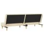 Sofá cama de 2 plazas tela color crema de , Sofás - Ref: Foro24-375829, Precio: 233,72 €, Descuento: %