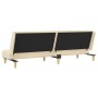 Sofá cama de 2 plazas tela color crema de , Sofás - Ref: Foro24-375829, Precio: 237,87 €, Descuento: %