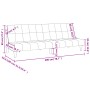 Sofá cama de 2 plazas tela color crema de , Sofás - Ref: Foro24-375829, Precio: 237,87 €, Descuento: %