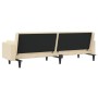 Sofá cama de 2 plazas con dos almohadas tela color crema de , Sofás - Ref: Foro24-375836, Precio: 286,27 €, Descuento: %