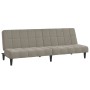 Sofá cama de 2 plazas terciopelo gris claro de , Sofás - Ref: Foro24-375841, Precio: 236,66 €, Descuento: %