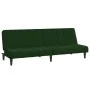 Sofá cama de 2 plazas terciopelo verde oscuro de , Sofás - Ref: Foro24-375843, Precio: 239,93 €, Descuento: %