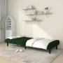 Sofá cama de 2 plazas terciopelo verde oscuro de , Sofás - Ref: Foro24-375843, Precio: 239,93 €, Descuento: %