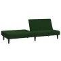 Sofá cama de 2 plazas terciopelo verde oscuro de , Sofás - Ref: Foro24-375843, Precio: 239,93 €, Descuento: %