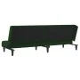 Sofá cama de 2 plazas terciopelo verde oscuro de , Sofás - Ref: Foro24-375843, Precio: 239,93 €, Descuento: %