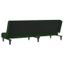 Sofá cama de 2 plazas terciopelo verde oscuro de , Sofás - Ref: Foro24-375843, Precio: 244,14 €, Descuento: %