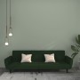 Sofá cama de 2 plazas terciopelo verde oscuro de , Sofás - Ref: Foro24-375860, Precio: 263,74 €, Descuento: %