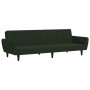 Sofá cama de 2 plazas terciopelo verde oscuro de , Sofás - Ref: Foro24-375860, Precio: 263,74 €, Descuento: %