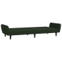 Sofá cama de 2 plazas terciopelo verde oscuro de , Sofás - Ref: Foro24-375860, Precio: 263,74 €, Descuento: %