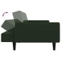 Sofá cama de 2 plazas terciopelo verde oscuro de , Sofás - Ref: Foro24-375860, Precio: 263,74 €, Descuento: %