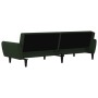 Sofá cama de 2 plazas terciopelo verde oscuro de , Sofás - Ref: Foro24-375860, Precio: 263,74 €, Descuento: %