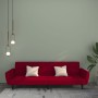 Sofá cama de 2 plazas terciopelo color vino tinto de , Sofás - Ref: Foro24-375862, Precio: 257,98 €, Descuento: %