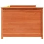 Sofá cama de madera maciza de pino marrón cera 100x200 cm de , Camas y somieres - Ref: Foro24-844437, Precio: 324,11 €, Descu...