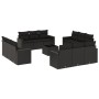 Set de sofás de jardín y cojines 13 pzas ratán sintético negro de , Conjuntos de jardín - Ref: Foro24-3218765, Precio: 915,58...