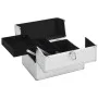 Maletín de maquillaje aluminio plateado 22x30x21 cm de vidaXL, Neceseres - Ref: Foro24-91828, Precio: 42,36 €, Descuento: %