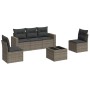 Set de muebles de jardín 6 pzas y cojines ratán sintético gris de , Conjuntos de jardín - Ref: Foro24-3218790, Precio: 340,14...