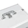 Maletín de maquillaje aluminio plateado 22x30x21 cm de vidaXL, Neceseres - Ref: Foro24-91828, Precio: 42,36 €, Descuento: %